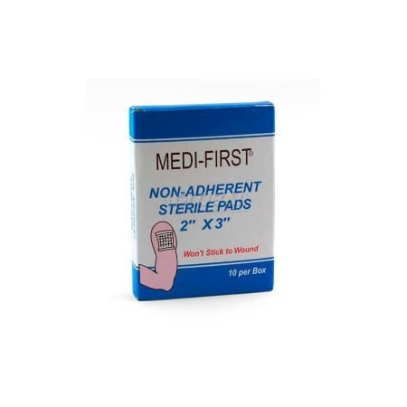 Medique Non-Adherent Sterile Pads, 2" x 3" Pad, 10/Box 64212